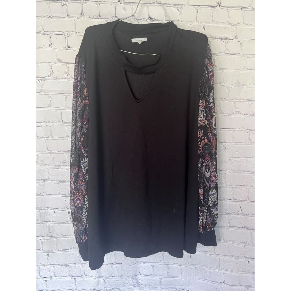 Plus Size Maurices Keyhole Blouse Size 3XL